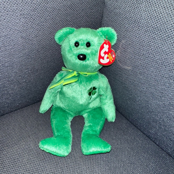 Ty Beanie Babies Other - Ty Beanie Babies Dublin Bear Green Collectible NWT NEW 2002 vintage clover